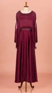 Layali Modest Cape Gown