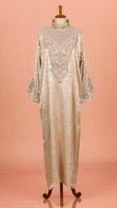 Sultana High Neck- Beige Champagne Mukhawar - Image 2