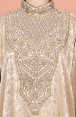 Sultana High Neck- Beige Champagne Mukhawar - Image 4