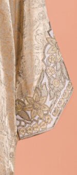 Sultana High Neck- Beige Champagne Mukhawar - Image 3