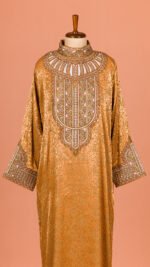 Sultana high neck- Golden Yellow Mukhawar