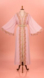 Royal Noor Dusty Rose Moroccon Jalabiya - Image 2