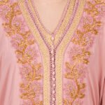 Royal Noor Dusty Rose Moroccon Jalabiya - Image 4