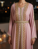 Royal Noor Blush Pink  Moroccan Jabaliya