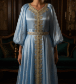 Layali Sky Bloom Kaftan