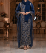 Amana Royal Navy Blue Kaftan