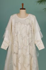 Amana Ivory Embellished kaftan - Image 5
