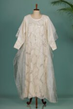 Amana Ivory Embellished kaftan - Image 4
