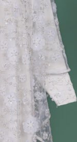 Amana White Pearl Kaftan - Image 4
