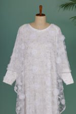 Amana White Pearl Kaftan - Image 2