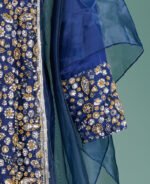 Amana Royal Navy Blue Kaftan - Image 5