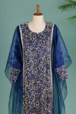 Amana Royal Navy Blue Kaftan - Image 3