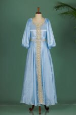 Layali Sky Bloom Kaftan - Image 3