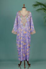 Haneen Lavender Floral Cotton Mukhawar - Image 2