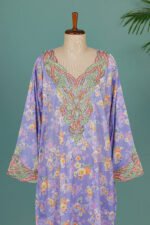 Haneen Lavender Floral Cotton Mukhawar - Image 3