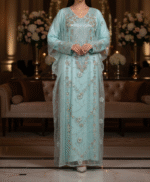 Emira Khaleeji Kaftan-Mint Dew