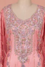 Bridal Emira Khaleeji Kaftan- Rose Bloom - Image 3