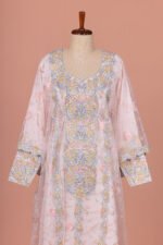 Emira Khaleeji Kaftan-Soft Pastel Pink. - Image 5