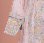 Emira Khaleeji Kaftan-Soft Pastel Pink. - Image 2