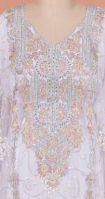 Emira Khaleeji Kaftan- White Hazel - Image 4