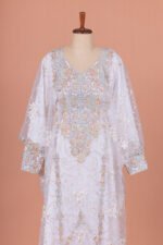 Emira Khaleeji Kaftan- White Hazel - Image 3