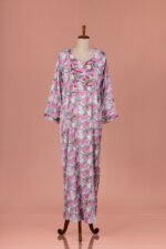 Tulip Bloom Beadwork Mukhawar with Pink sheila - Image 4