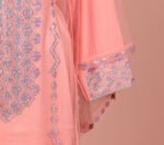Emira Khaleeji Kaftan- Peach Pink - Image 4