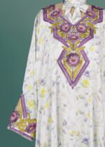 Zahra Ivory Silk Mukhawar - Image 2