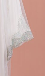 Emira Shrug Khaleeji Kaftan- Soft White - Image 5